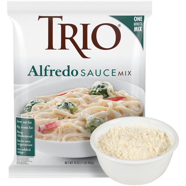 Trio Alfredo Sauce Mix 1 Pound Each - 8 Per Case.