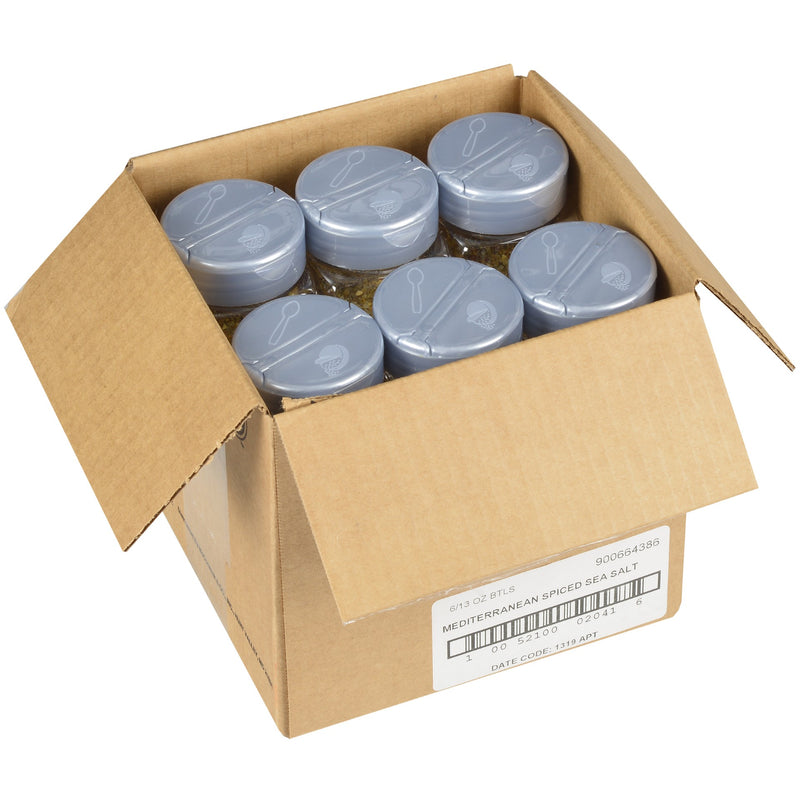 Mccormick Culinary Mediterranean Spiced Sea Salt 13 Ounce Size - 6 Per Case.
