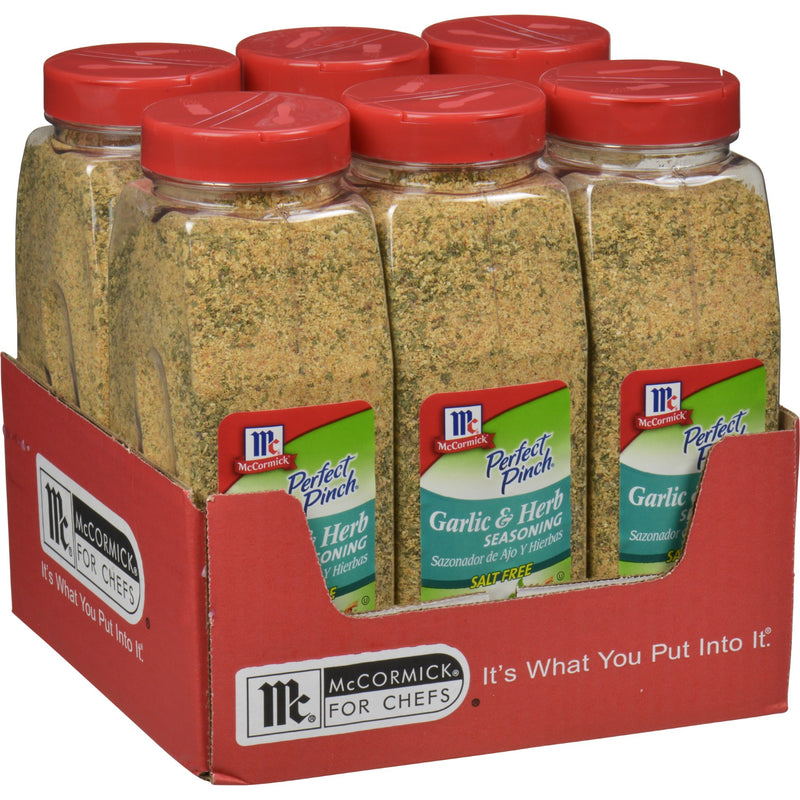 Mccormick Sf Garlic & Herb 20 Ounce Size - 6 Per Case.