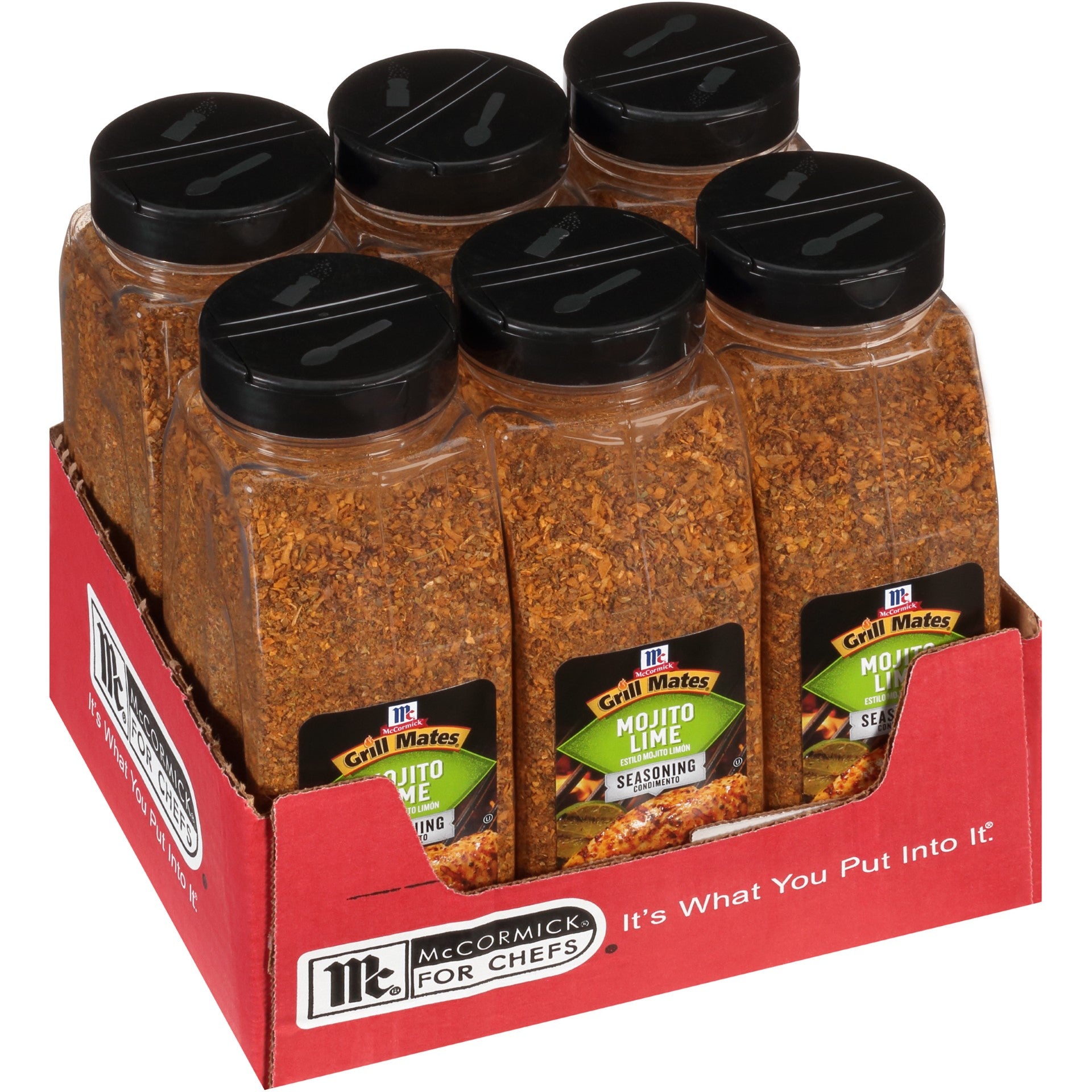 Mccormick Grill Mates Mojito Lime Seasoning 27 Ounce Size - 6 Per Case.