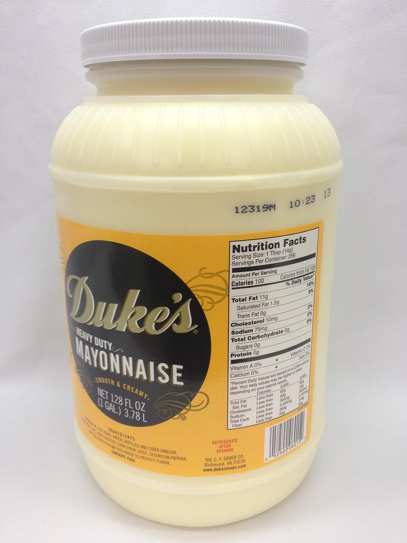 Duke's Heavy Duty Mayonnaise 1 Gallon - 4 Per Case.