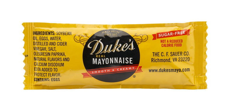 Duke's Mayo Pouch 9 Grams Each - 200 Per Case.