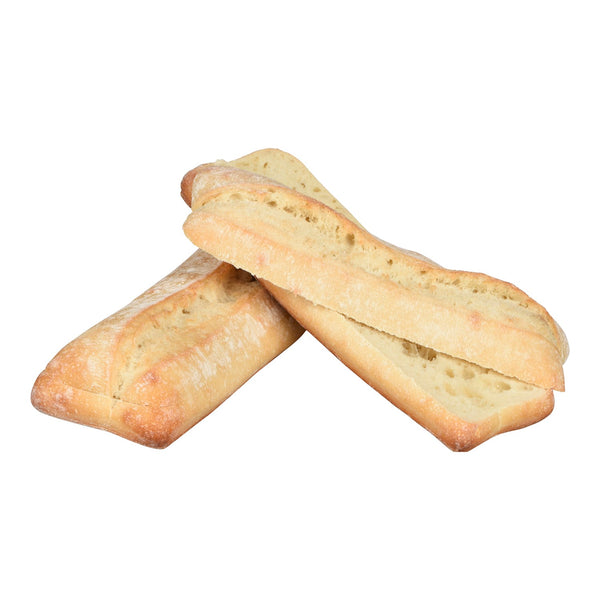 Baked Rustic Ciabatta Bread Sliced 5.6 Ounce Size - 75 Per Case.