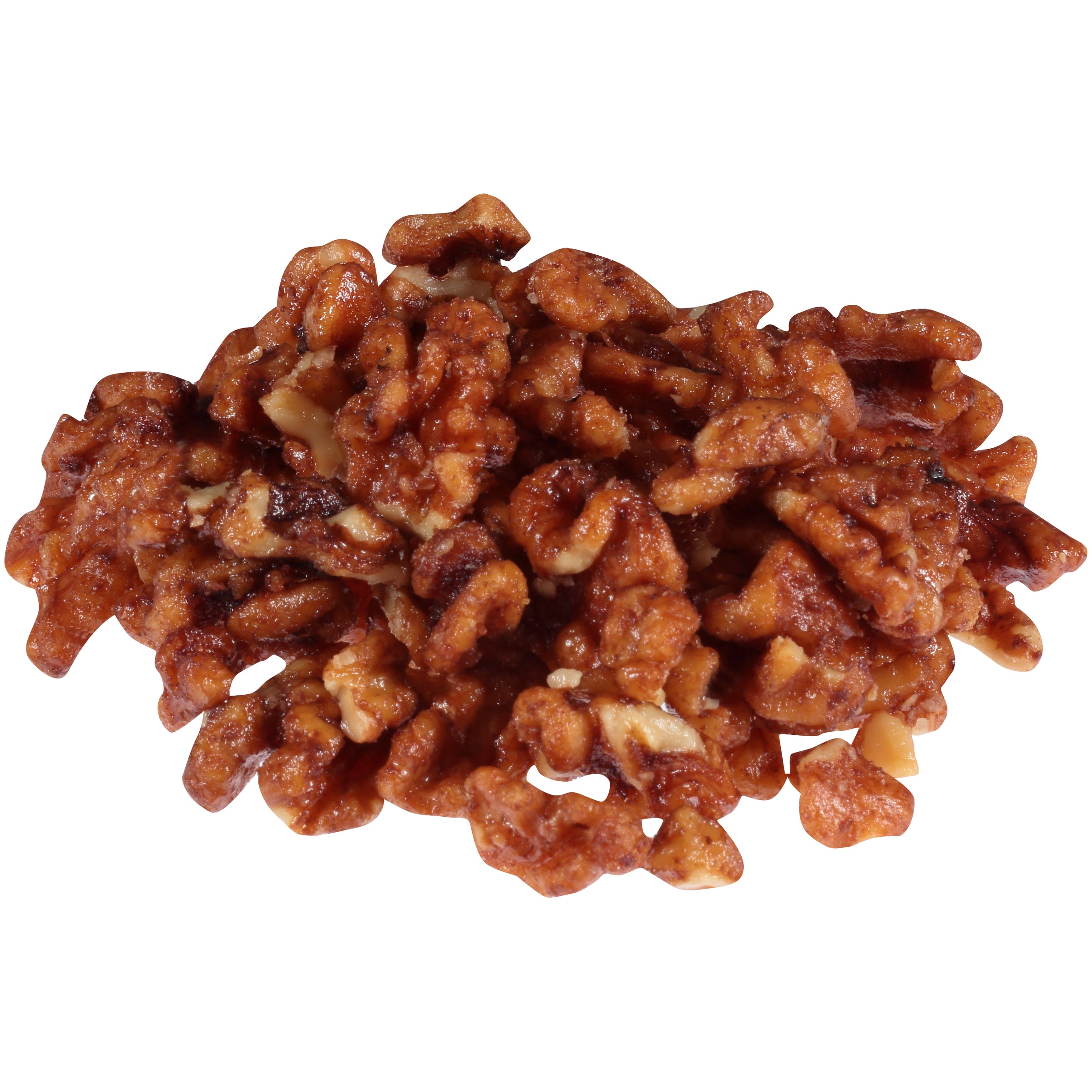 Fisher Walnut Halves And Pieces Glazed 5 Pound Each - 1 Per Case.