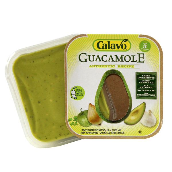 Authentic Guacamole Tray Pack 12 Ounce Size - 6 Per Case.