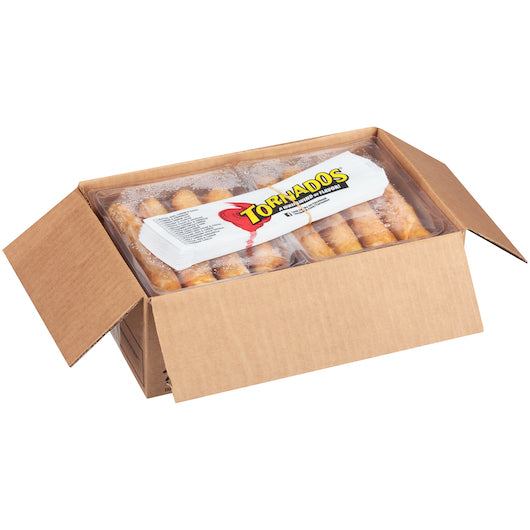 Tornado Beef Steak Cheese Ranchero Tornados, 3 Ounces- 24 Per Case.
