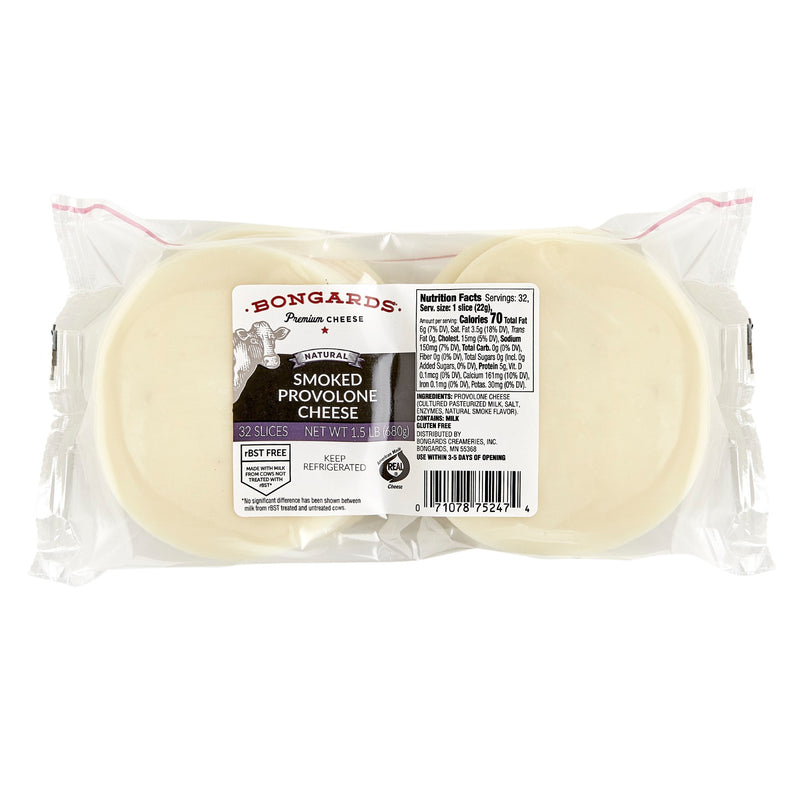Bongards Cheese Smoked Provolone 1.5 Pound Each - 8 Per Case.