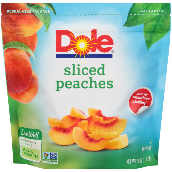 Peach Fr Slice Sub 1 Pound Each - 8 Per Case.