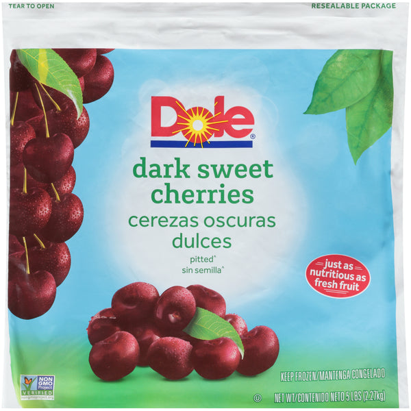 Cherries Ds Dl IQF 5 Pound Each - 2 Per Case.