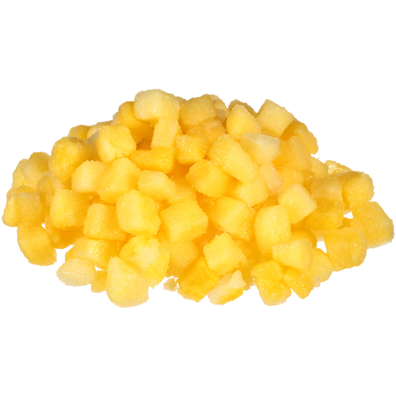 Pineapple Cube Mg IQF Dl 8" 5 Pound Each - 2 Per Case.