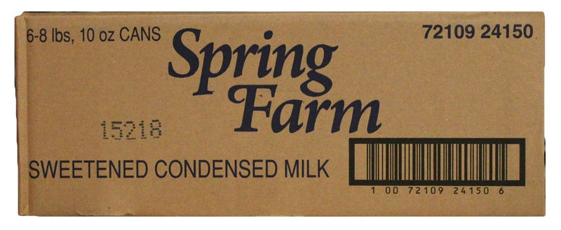 Spring Farm Sweetened Condensed Milk 97 Fluid Ounce - 6 Per Case.