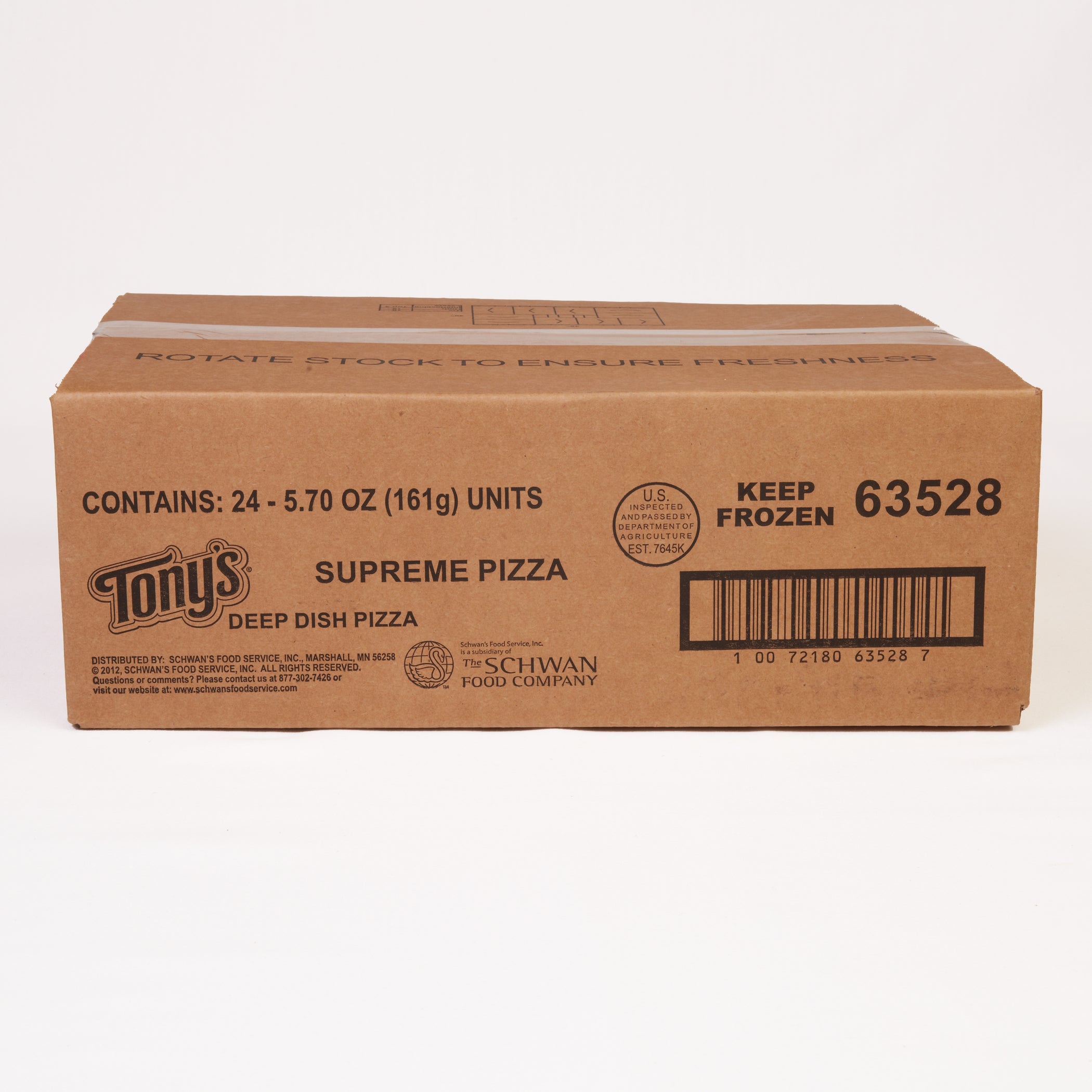 Sfs Tony's Deep Dish Supreme Pizza Iw5.7 Ounce Size - 24 Per Case.