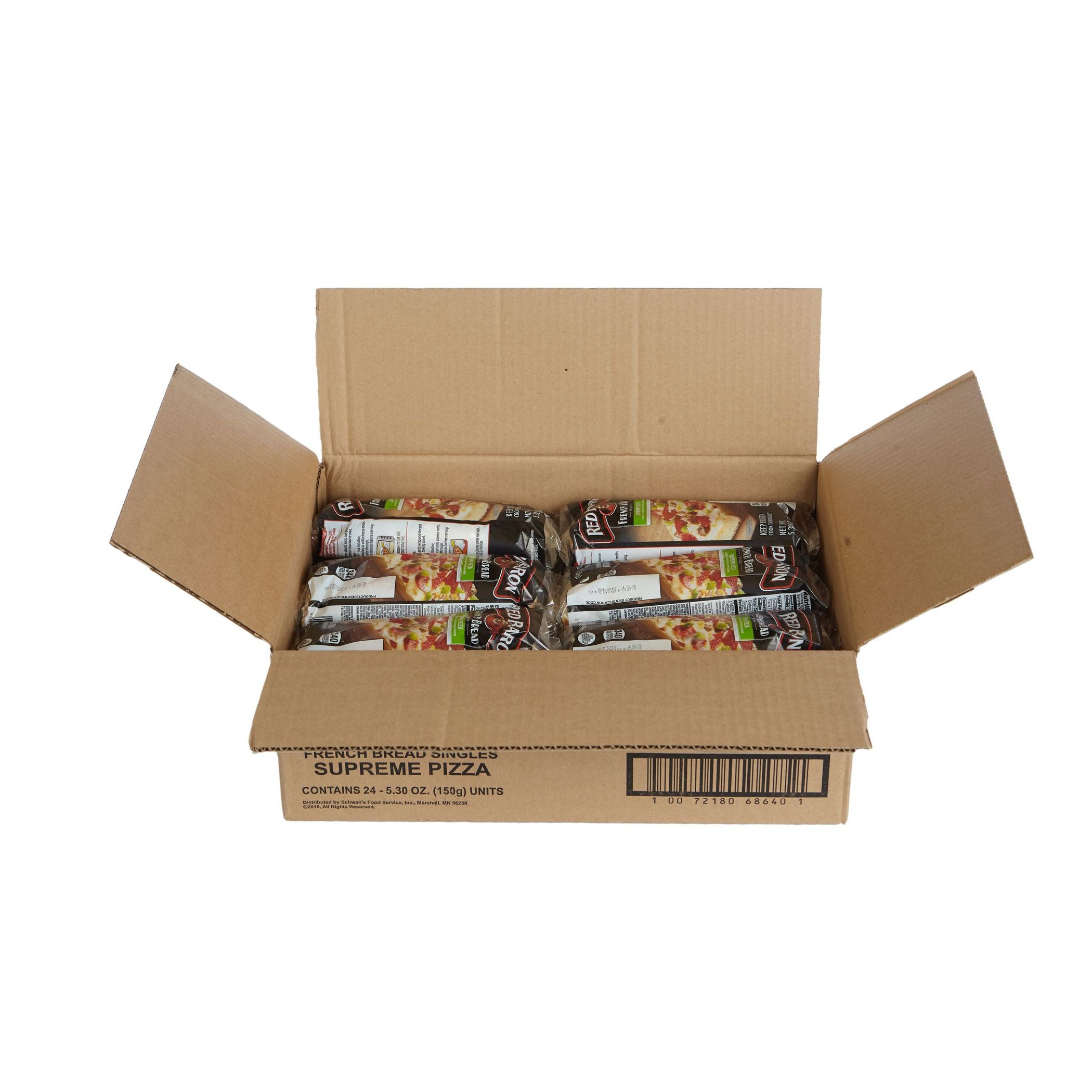 Sfs Red Baron French Bread Supreme Individually Wrapped 5.3 Ounce Size - 24 Per Case.