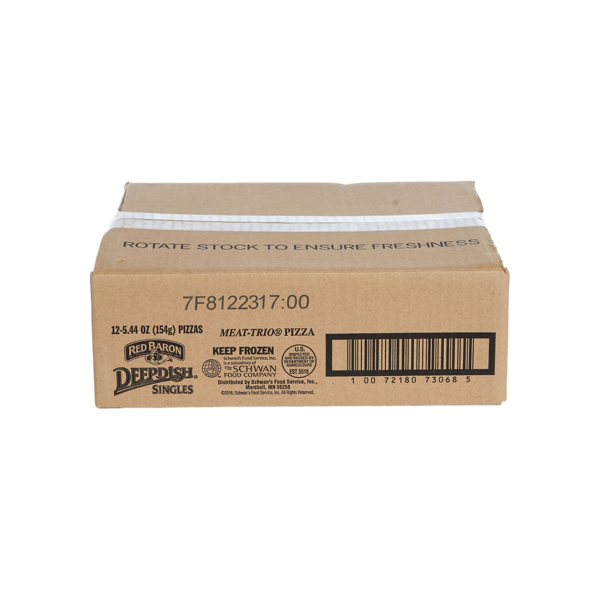 Sfs Red Baron Meat Trio Pizza Lbsiw5.44 Ounce Size - 12 Per Case.