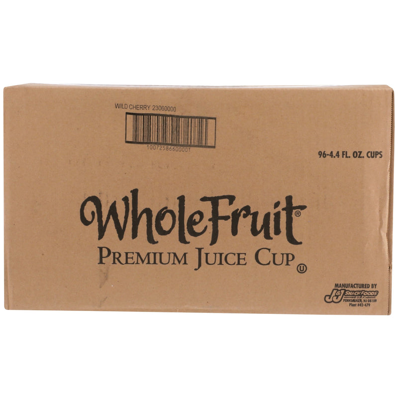 Whole Fruit Wild Cherry Premium Juice Cup, 4 Ounce - 96 per case.