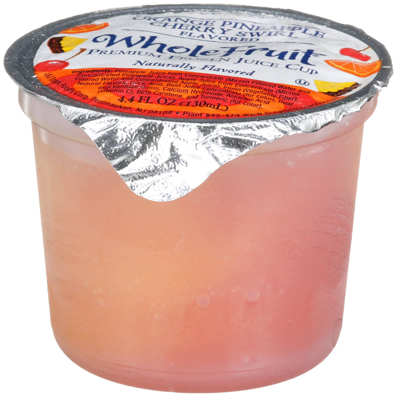 Whole Fruit Premium Orange Swirl Juice Cup, 4 Ounce Size - 96 Per Case