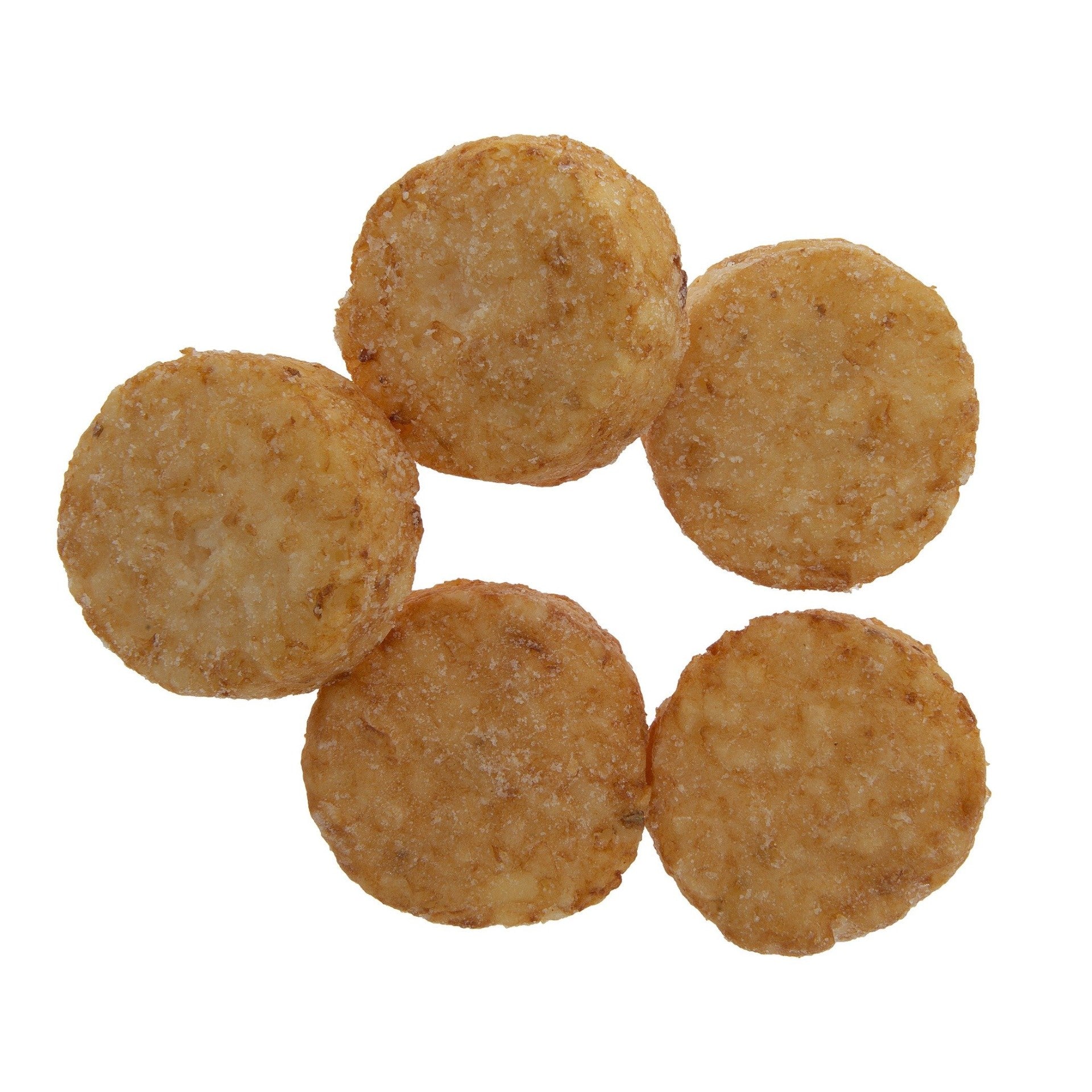 Mccain® Hash Brown Rounds Mccain® Croquetas Redondas 5 Pound Each - 6 Per Case.