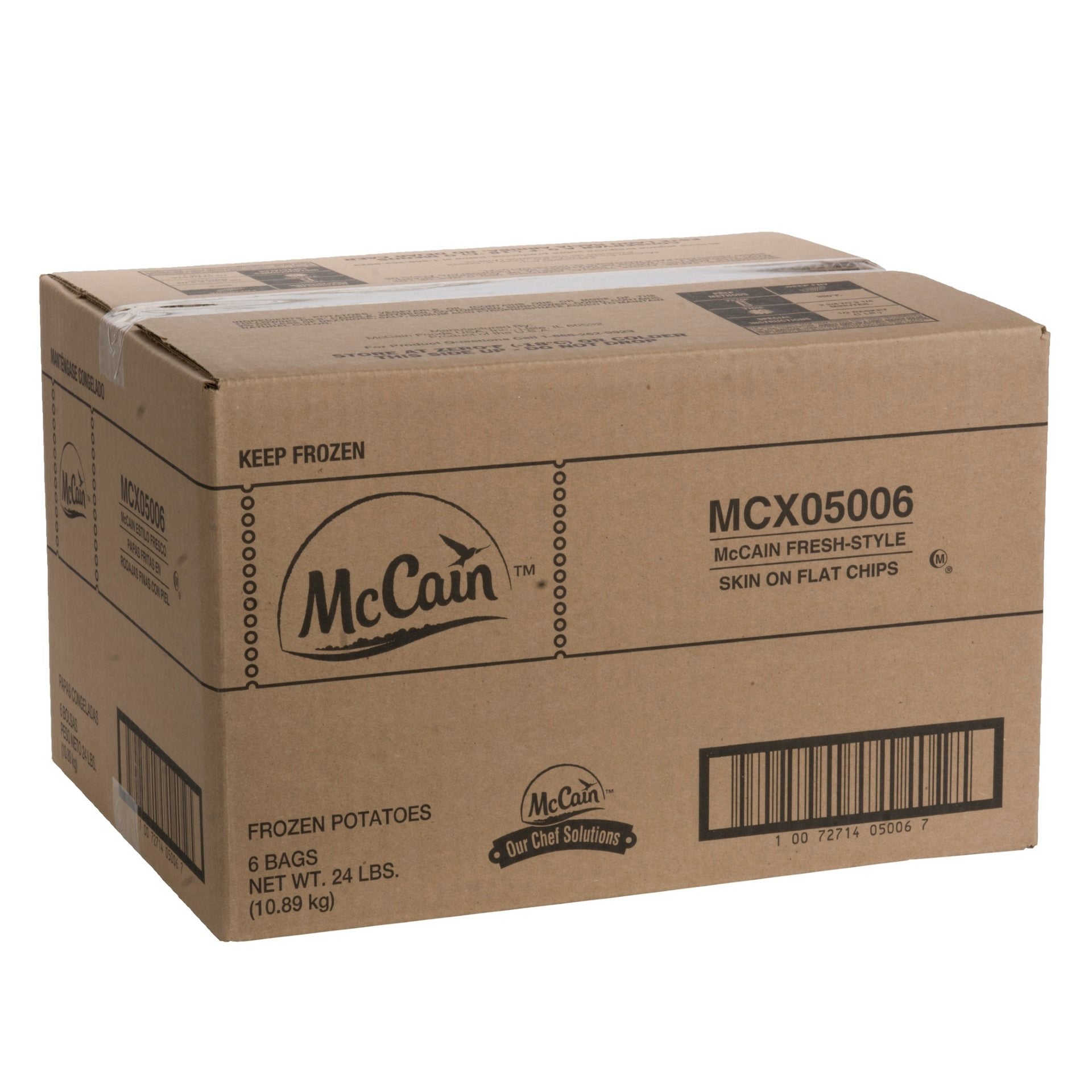 Mccain Original Chips 4 Pound Each - 6 Per Case.