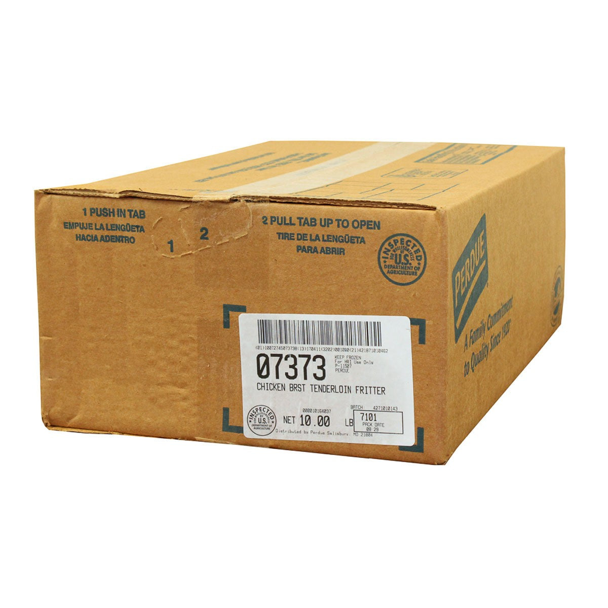 Perdue No Antibiotics Ever Ready To Cook Southern Style 12 % Chicken Tenderloin Fritter, 5 Pounds, 2 per case