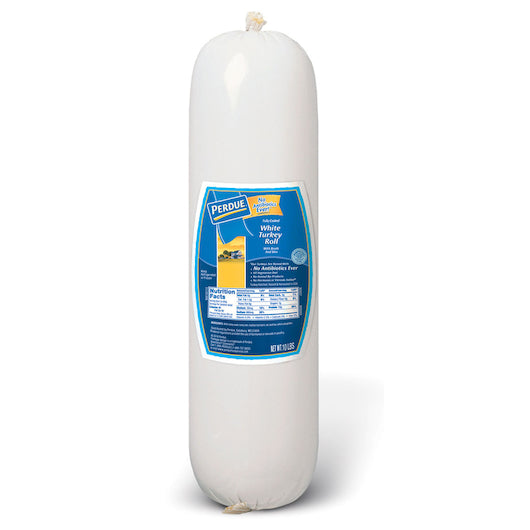 Perdue No Antibiotics Ever Deli White Meat Turkey Roll, 10 Pounds, 2 per case