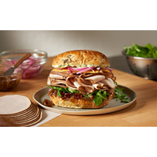 Perdue No Antibiotics Ever Sandwich Builders .67 Ounce Oven Roasted Sliced Turkey Breast, 2 Pounds, 6 per case