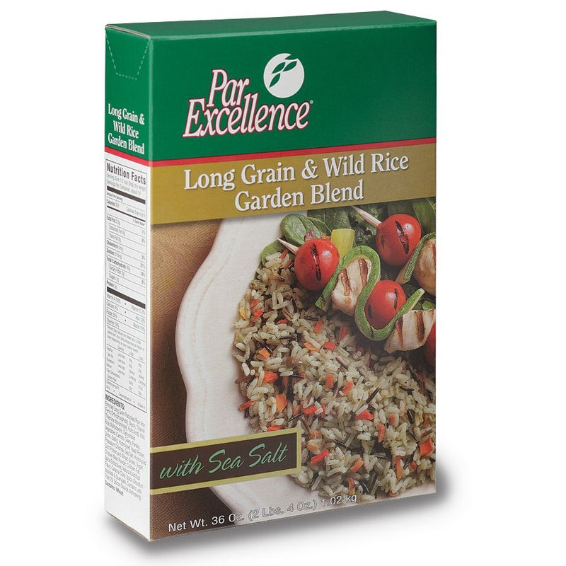 Producers Rice Mill Par Excellence Long & Wild With Garden Blend Seasoned Rice Mix, 36 Ounces - 6 Per Case.