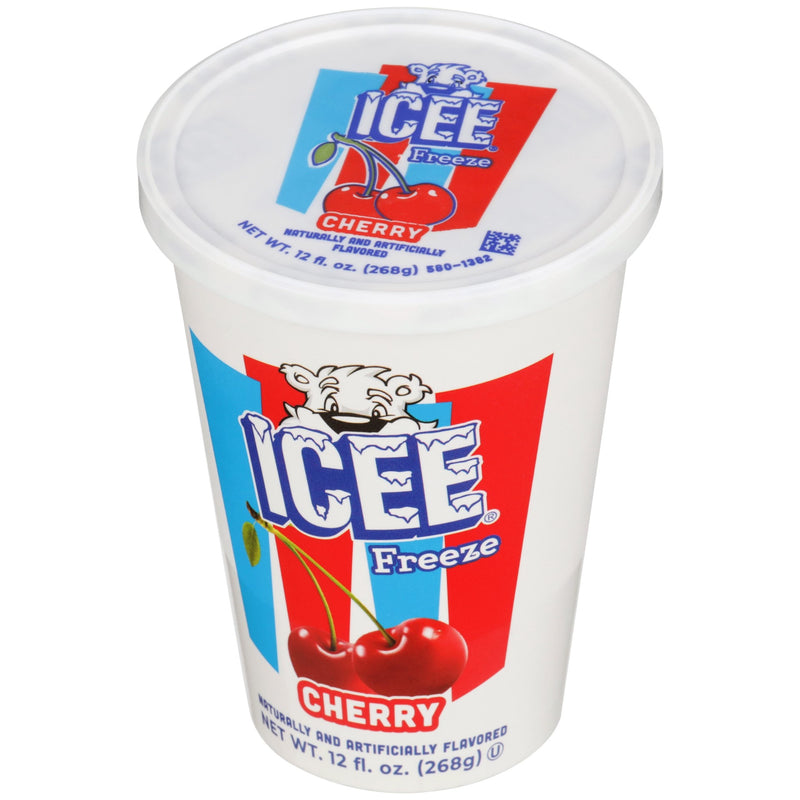ICEE Cherry Freeze Cup 12 oz. - 12/Case