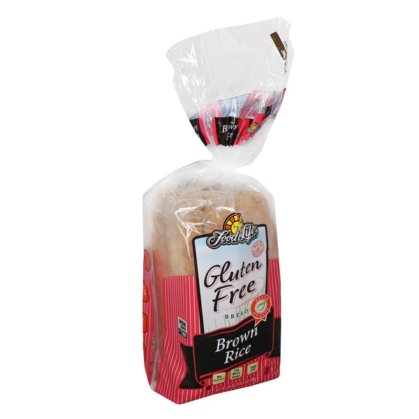 Food For Life Wheat & Gluten Free Brown Ricebread 24 Ounce Size - 6 Per Case.
