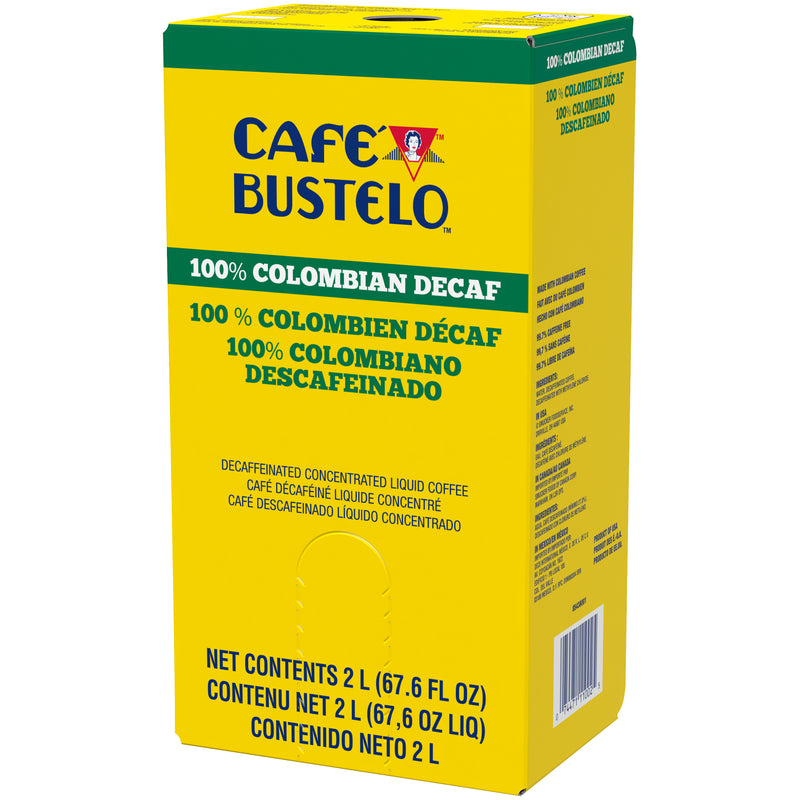 Bustelo Colombian Decaffeinated 2 Liter - 2 Per Case.