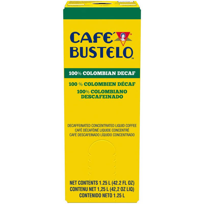 Bustelo Colombian Decaffeinated 1.25 Liter - 2 Per Case.