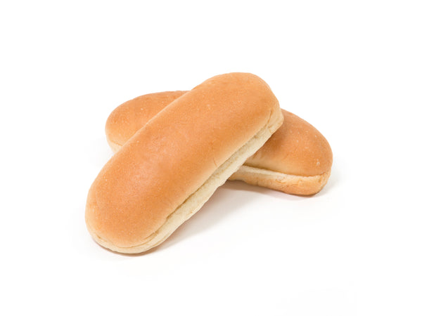 Bread Hot Dog Bun 5" 6 Count Packs - 9 Per Case.