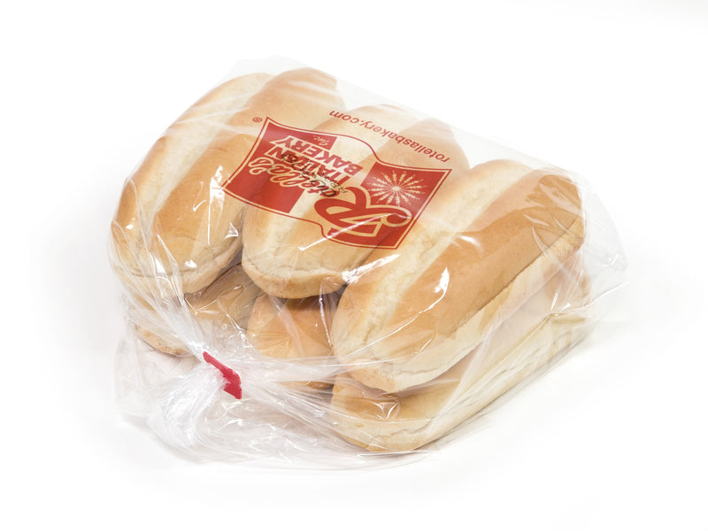 Bread Split Top 5" Hoagie 6 Count Packs - 9 Per Case.