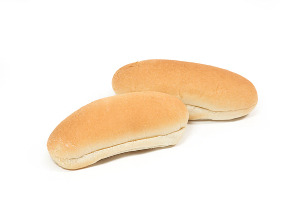 Bread Hoagie Sliced White 6" 6 Count Packs - 6 Per Case.