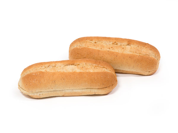 Bread Hoagie Sliced Wheat 6" 6 Count Packs - 6 Per Case.