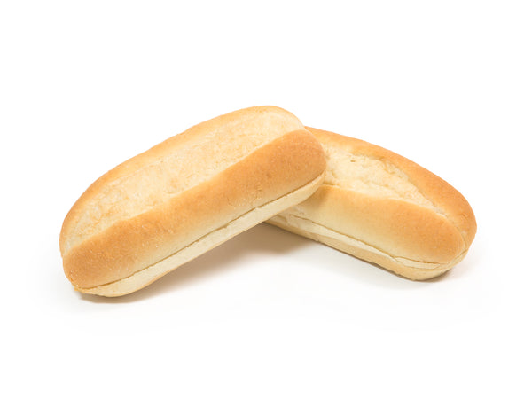 Bread Hoagie Large Hinged 4 Count Packs - 16 Per Case.