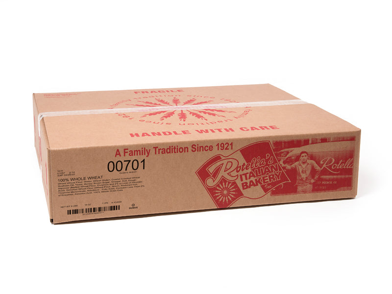 Bread Whole Wheat Loaf 1 Count Packs - 6 Per Case.