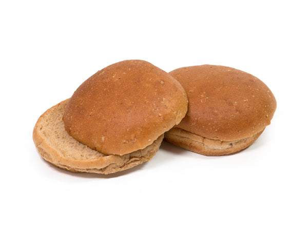 Bread Hamburger Bun Wheat 4" 8 Count Packs - 6 Per Case.
