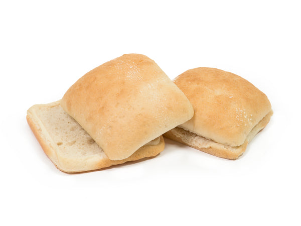 Bread Ciabatta Bun Sliced 6 Count Packs - 8 Per Case.
