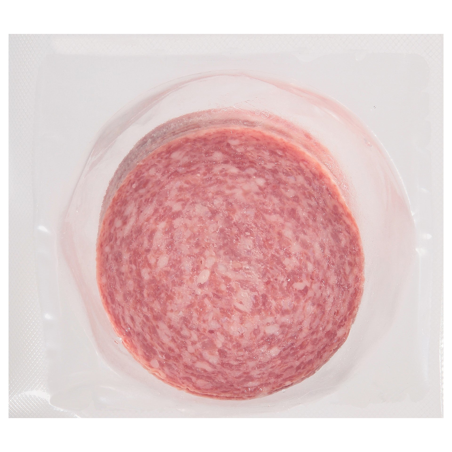 Genoa Salami Alpina Sliced Stack Pad 16 Ounce Size - 12 Per Case.