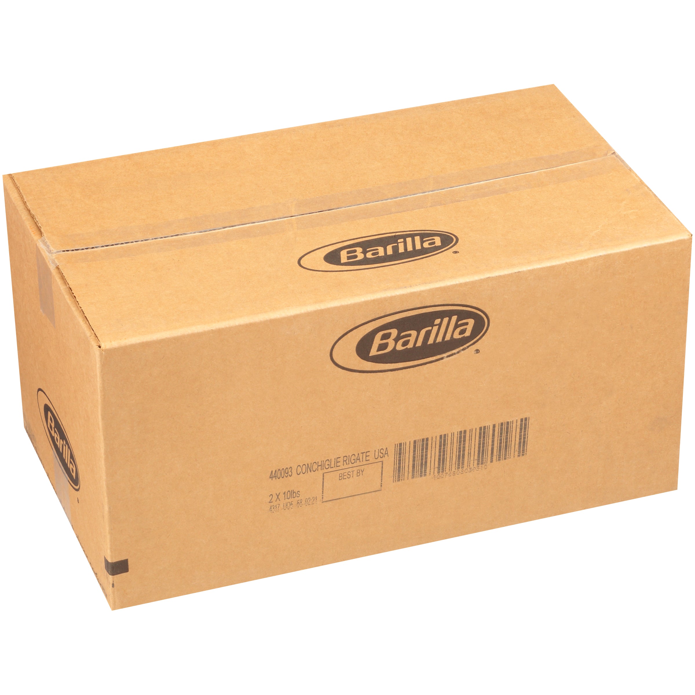 Conchiglie Barilla USA 160 Ounce Size - 2 Per Case.