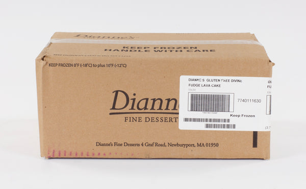 Dianne's Divine Chocolate Lava Gluten Free Cake 5 Ounce Size - 24 Per Case.