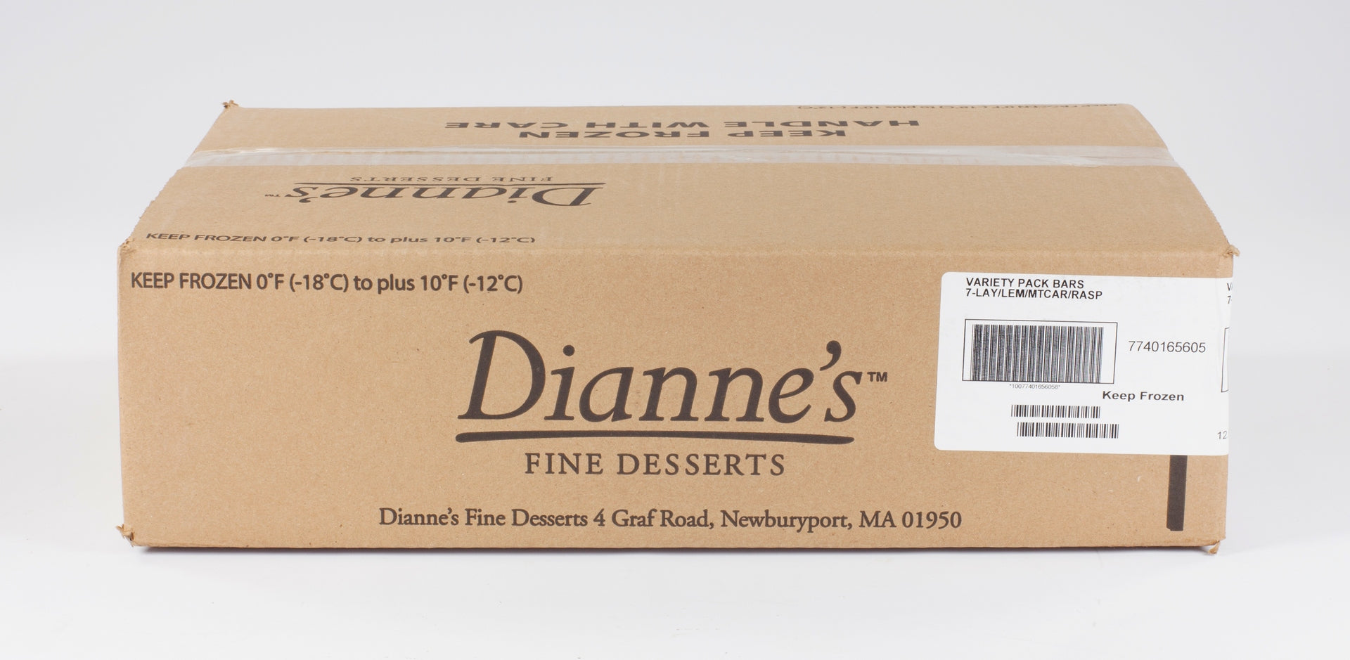Dianne's Variety Dessert Bars 58 Ounce Size - 4 Per Case.