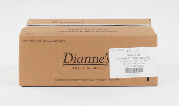Dianne's Cheesecake Scoopable Gluten Free 80 Ounce Size - 2 Per Case.