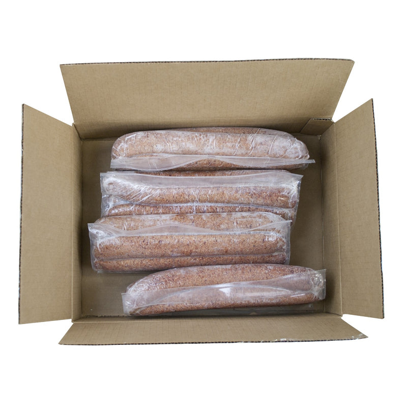 Big City Reds Fully Cooked Collagen Casing Beef Polish Sausage Links Pound Package 6.4 Ounce Size - 24 Per Case.