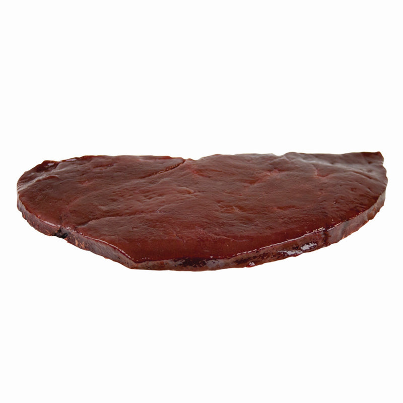 Individually Wrapped Beef Liver Slices 6 Ounce Size - 27 Per Case.