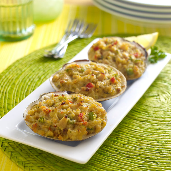 Clams FrPrem Stuffed Clams 2 Ounce Size - 36 Per Case.