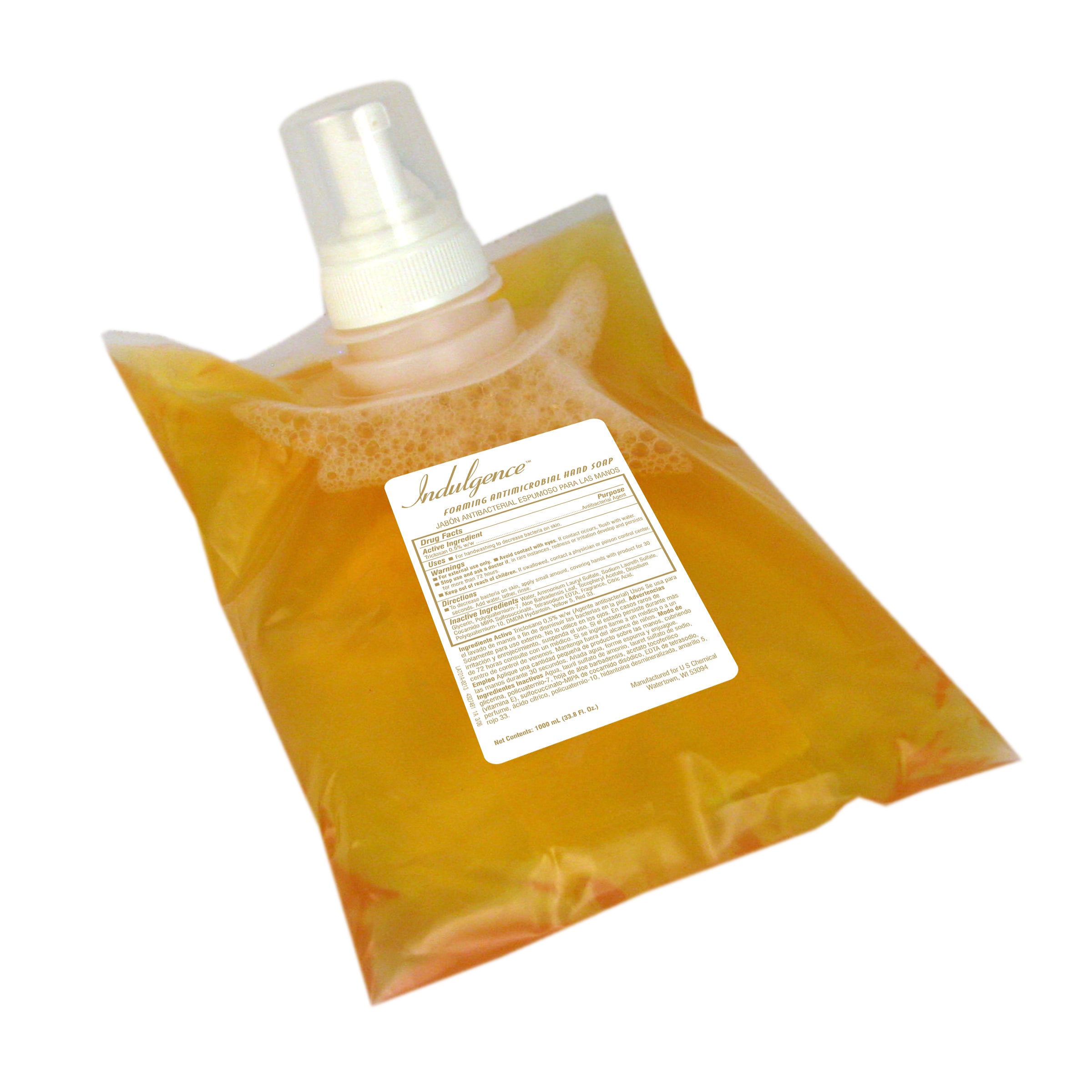 U Chemical Hand Soap Foaming Antimicrobialfloral 1000 ML - 4 Per Case.