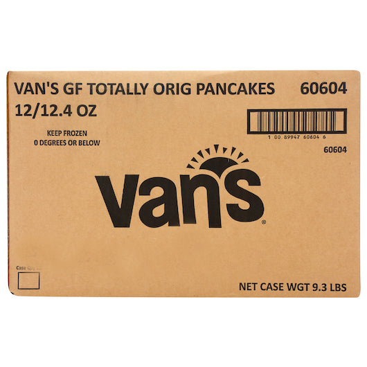 Van's Pancake Gluten Free Totally Natural 12.4 Ounce Size - 12 Per Case.