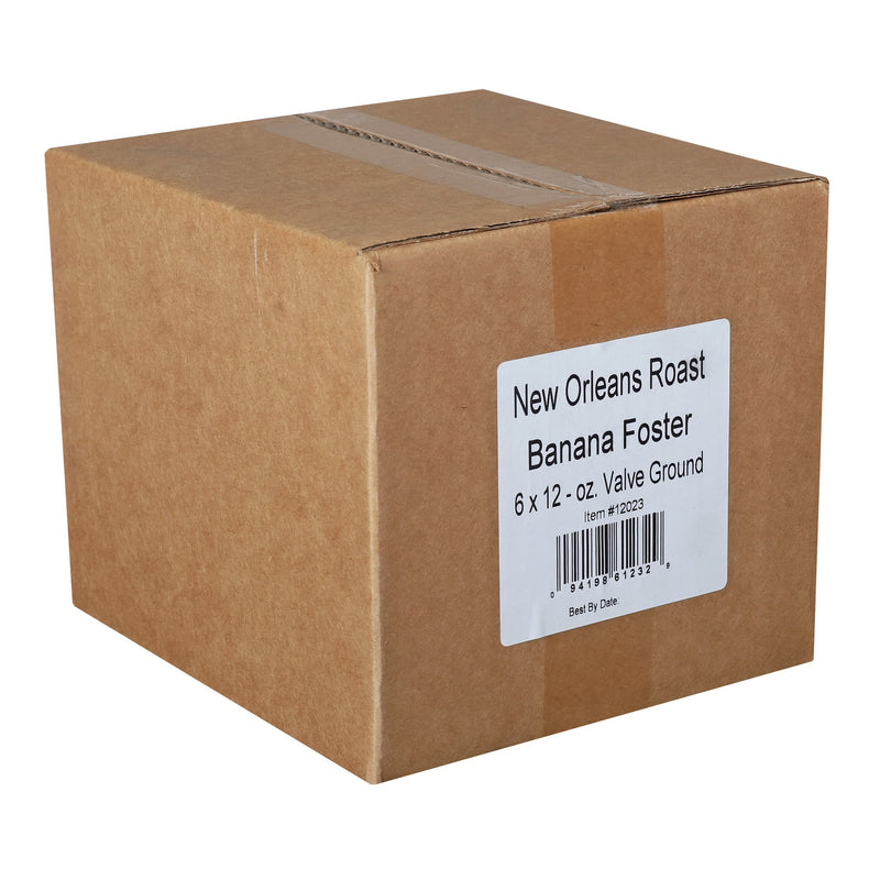 New Orleans Roast Banana Foster 12 Ounce Size - 6 Per Case.