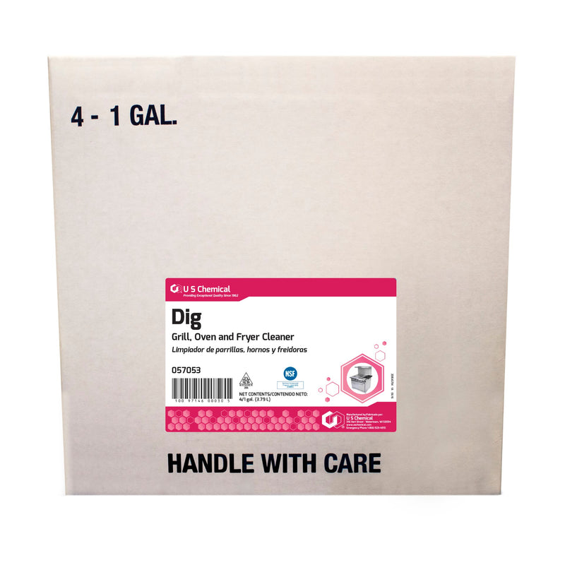 U Chemical Dig Gallo Grill Cleaner 1 Gallon - 4 Per Case.